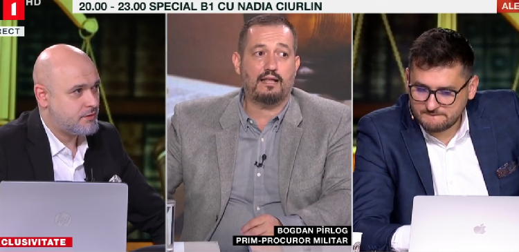 Prim- procurorul militar Bogdan Pîrlog: „Cine numește politic procurorii- șefi, îi și stăpânește”