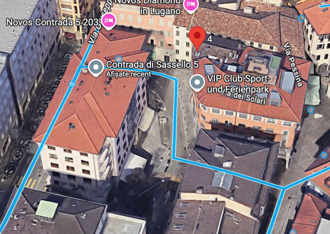 Centrul orașului Lugano