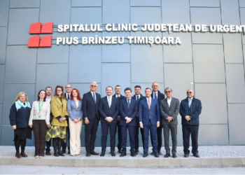 Nicușor Dan a fost la Centrul de Mari Arși din Timișoara. De ce a vizitat președintele doar clădirea, nu spitalul propriu-zis