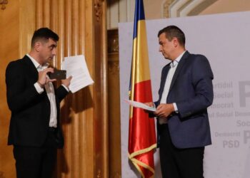 George Simion, președintele AUR, și Sorin Grindeanu, liderul PSD (sursă foto: Facebook)